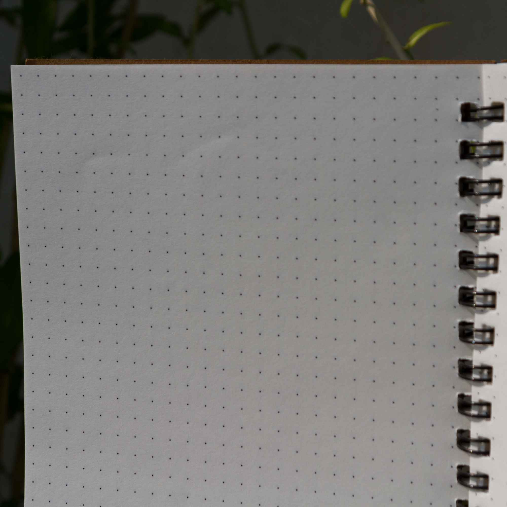 Picture of Designer Series Kraft Spiral Dotted Grid Notebook