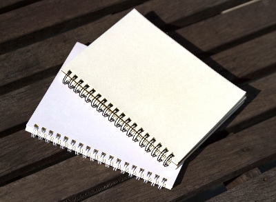 Picture of Executive Series White Cover Spiral Notebook