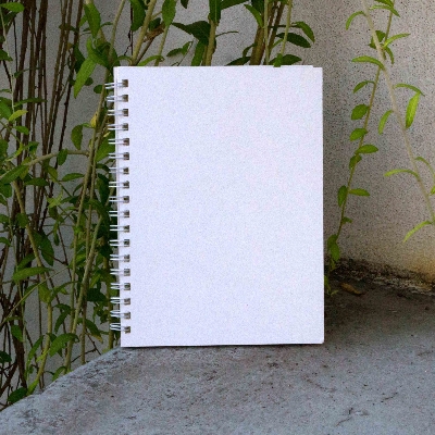 Picture of Executive Series White Cover Spiral Notebook