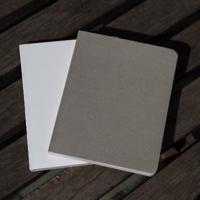 Picture of Pocket Series White & Gray Notebook 2-Pack
