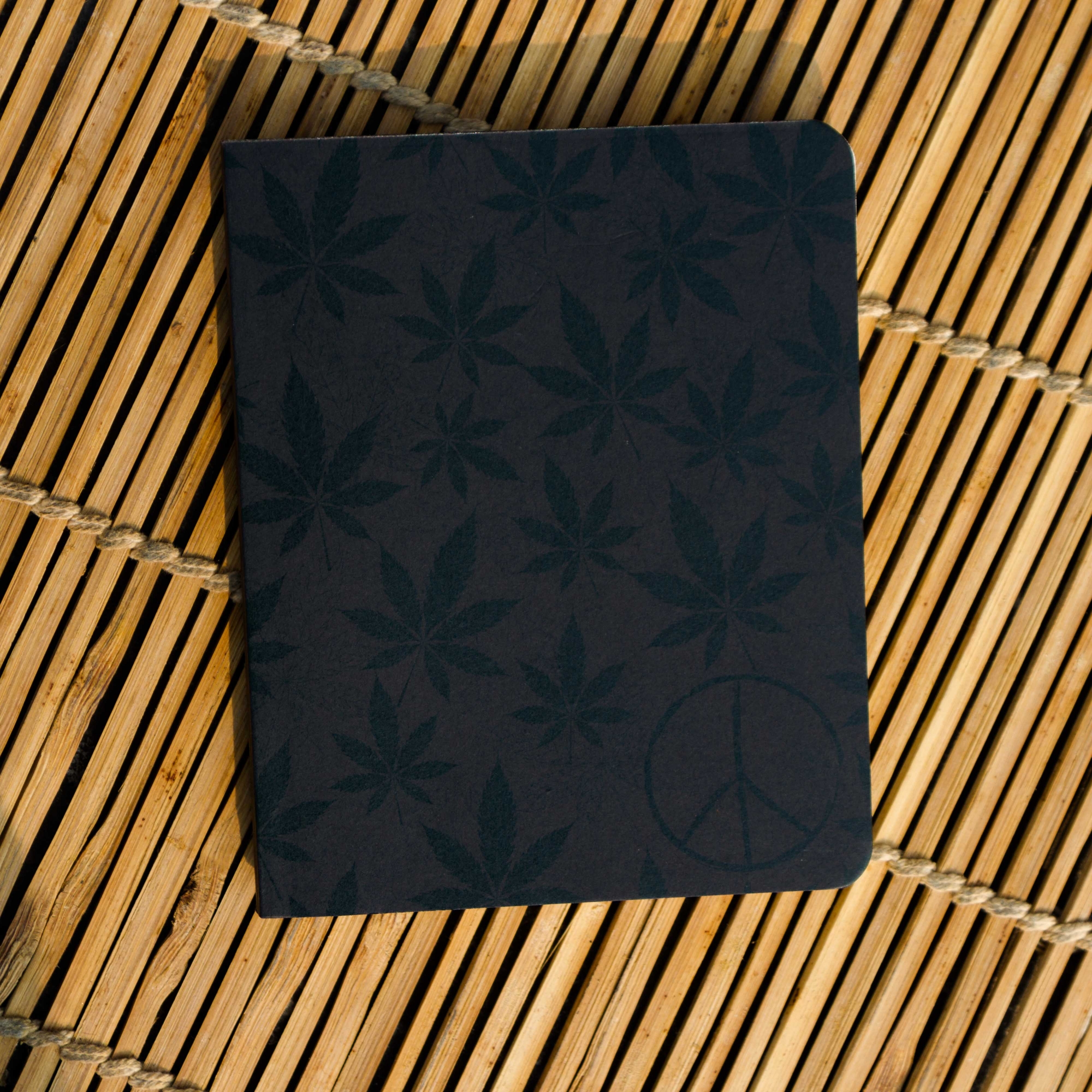 Picture of Cannabis Series Black Leaf Notebook (SN20201125)