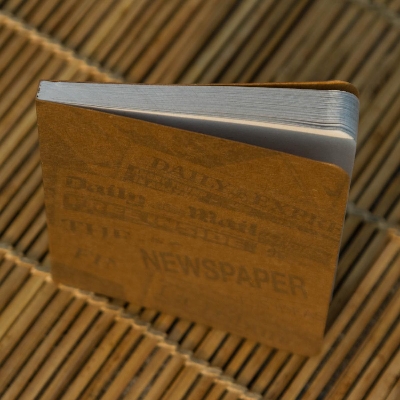 Picture of News Cover Brown Workbook Notebook (SN20201126)