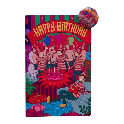 Picture of Sevendaysnotes Happy Birthday Notebook with Badge (SN202010124)