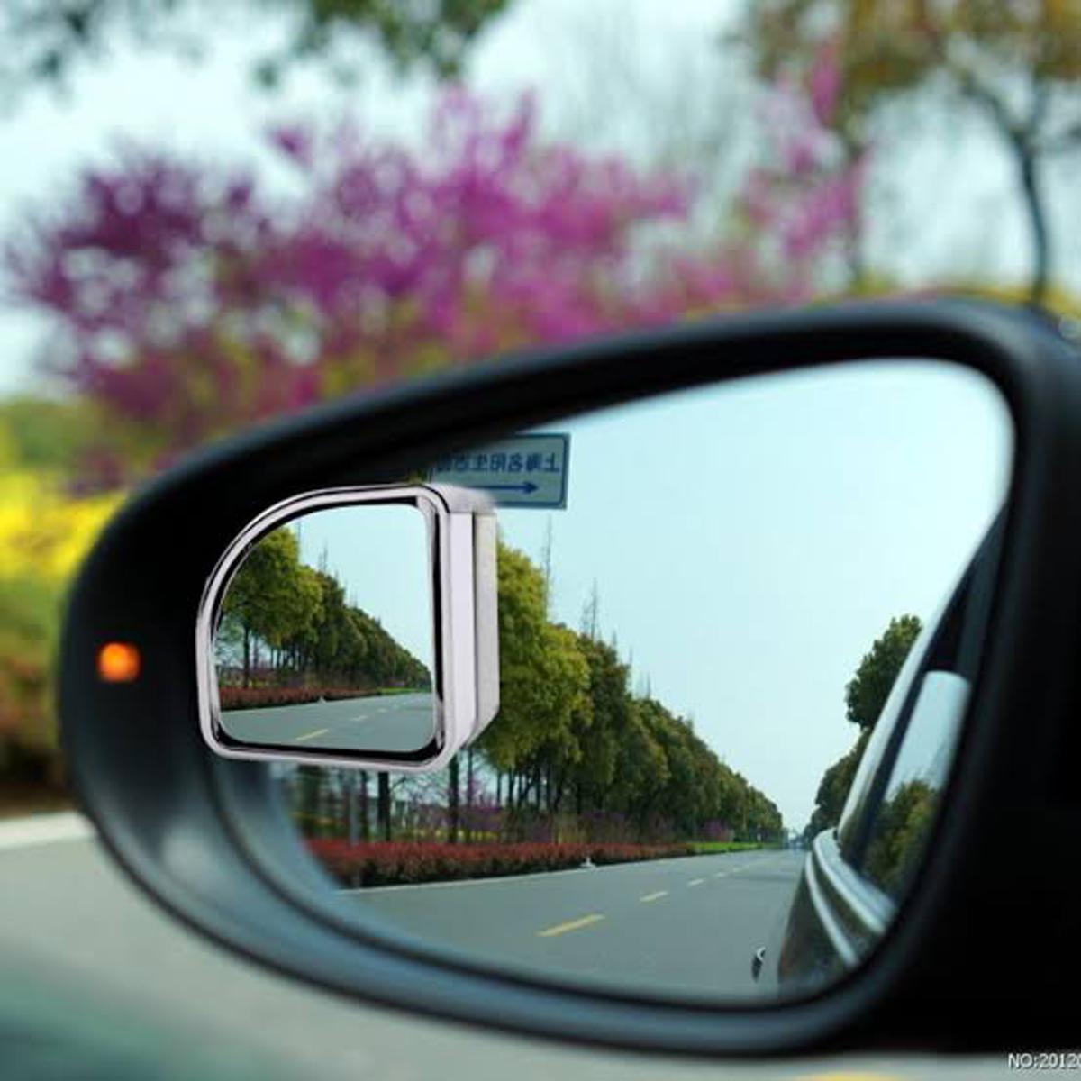 Picture of 1 Pair Car Blind Spot Mirror Car Side Rearview Mirrors Fan Shape Automobile Plane Parking Rearview Mirror