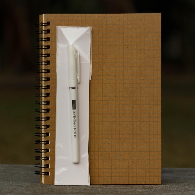 Picture of Designer Series Graph Grid Notebook (Graph-Grid Print Cover) with Pen (SN202010126)