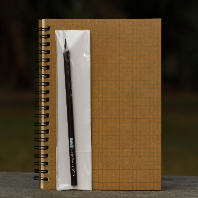 Picture of Designer Series Graph Grid Notebook (Graph-Grid Print Cover) with Pencil (SN202010126)