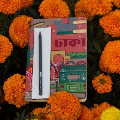 Picture of Dhaka Notebook (SN202008122) with Pencil