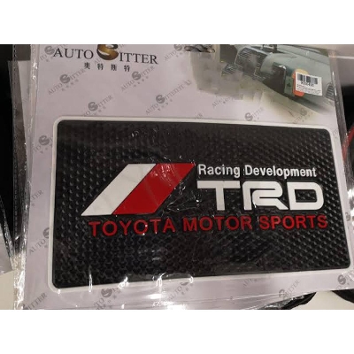 Picture of TRD Dashboard Mat - Red and Black