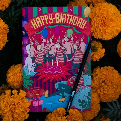 Picture of Happy Birthday Notebook with Pencil (SN202010124)
