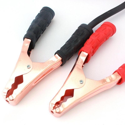 Picture of New 12 V 500AMP Emergency Car Battery Booster Jump starter Cable 2 Meters Length