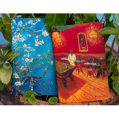 Picture of Almond Blossoms & Night Cafe Notebook (SN202130133 & SN201909119) 2-Pack