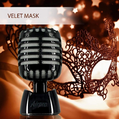 Picture of Car Ornament Fashion Microphones Stlye Dashboard Perfume-Airpro Luxury Mic Man Black