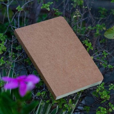 Picture of Tent Series Yellowish Page Hand Made Kraft Cover Notebook