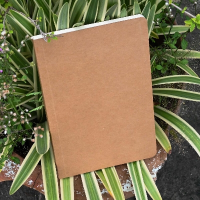 Picture of Designer Series Kraft Dotted Notebook