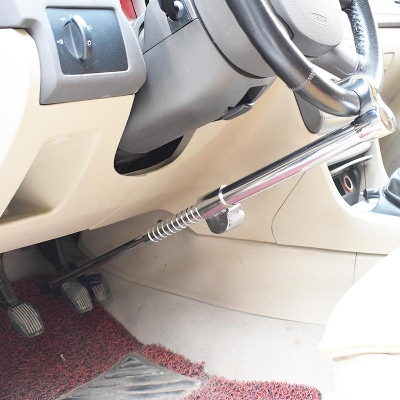 Picture of Car lock steering wheel lock clutch brake hook lock anti-theft lock 2003 Crescent lock cylinder handlebar electric car lock
