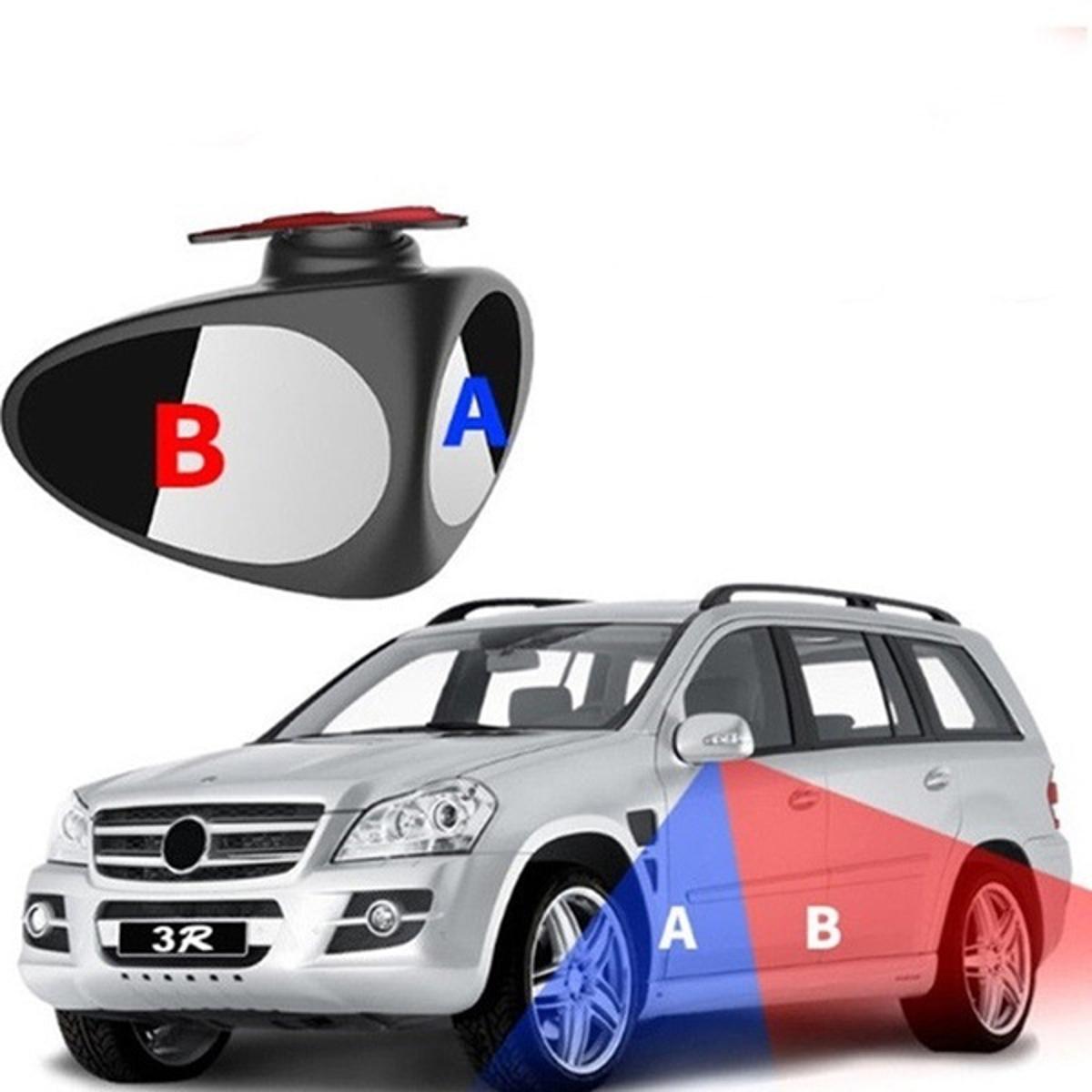 Picture of Right Side & Left Side 2pce 2 IN 1 ADJUSTABLE 360° BLIND SPOT MIRROR WIDE ANGLE REAR VIEW FOR VEHICLE CAR TRUCK