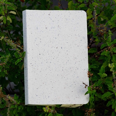 Picture of Tent Series Yellowish Page Hand Made Sand Texture Cover Notebook