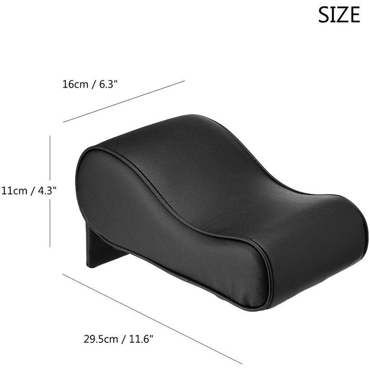 Picture of Memory Foam Car Armrest Cushions Armrest Center Consoles Head Neck Rest Pillow Pad for Car Motor Auto Vehicle(Black)