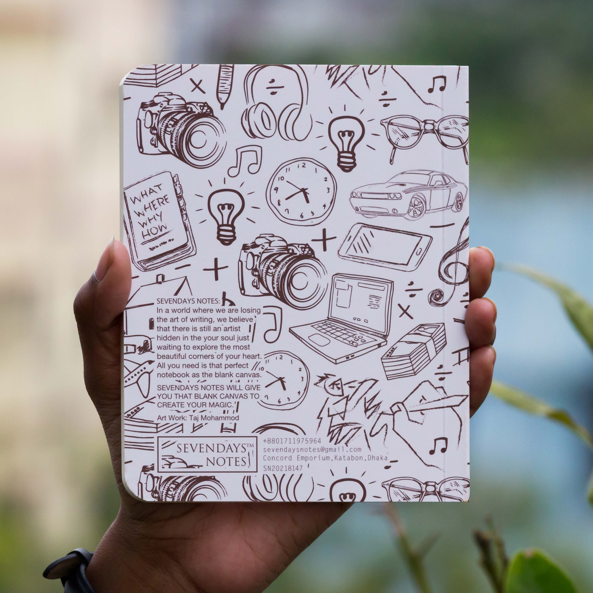 Picture of Coffee Note Series White Notebook (SN20218147)