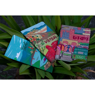 Picture of Dhaka, Chattogram & Sylhet Notebook (SN202008122, SN202130127 & SN202108148) 3-Pack