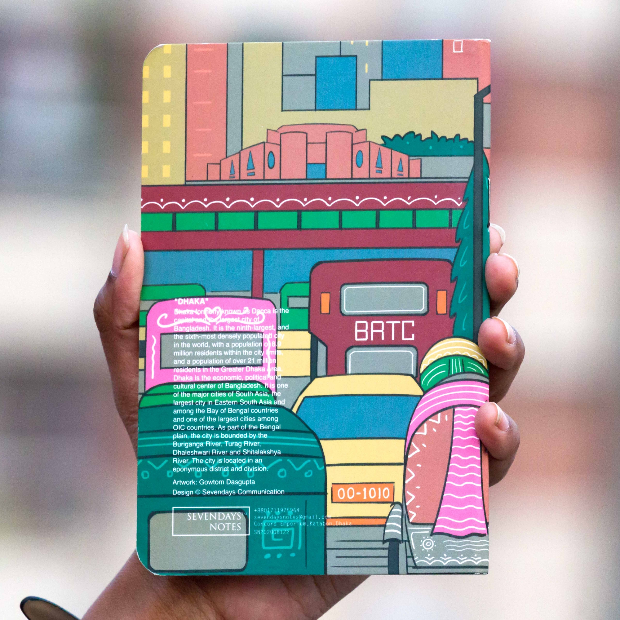 Picture of Dhaka Travel Size Dotted Grid Notebook (SN202008122)