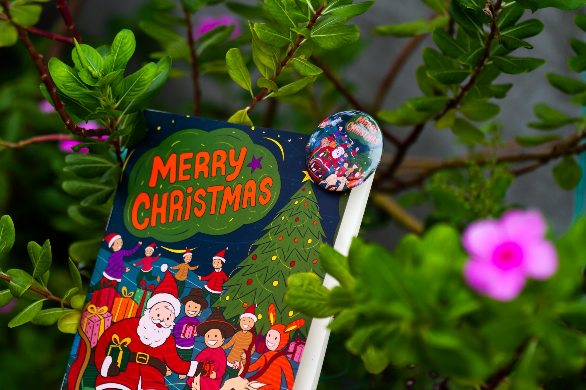 Picture of Merry Christmas Notebook with Badge (SN202130131)