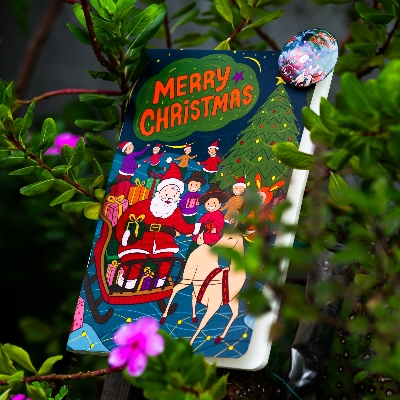Picture of Merry Christmas Notebook with Badge (SN202130131)