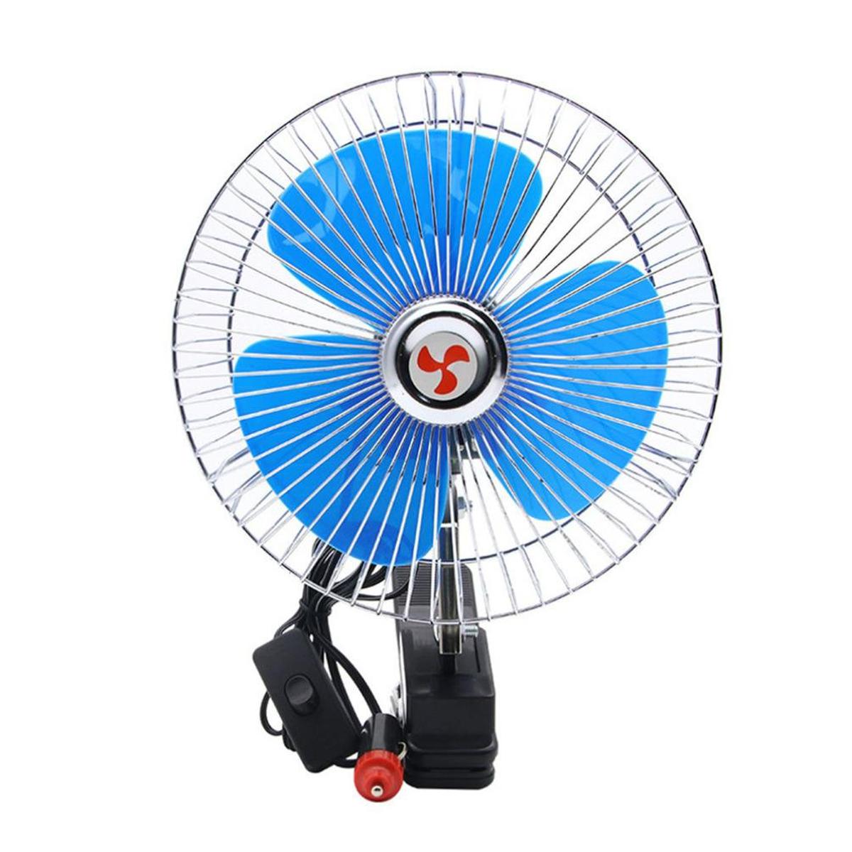 Picture of 12V Clip-On Car Fan Portable Mini Vehicle Dashboard 6 Inch