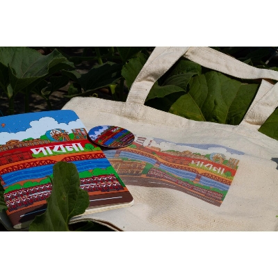 Picture of Pabna Notebook with Badge (SN202220157) & Bag