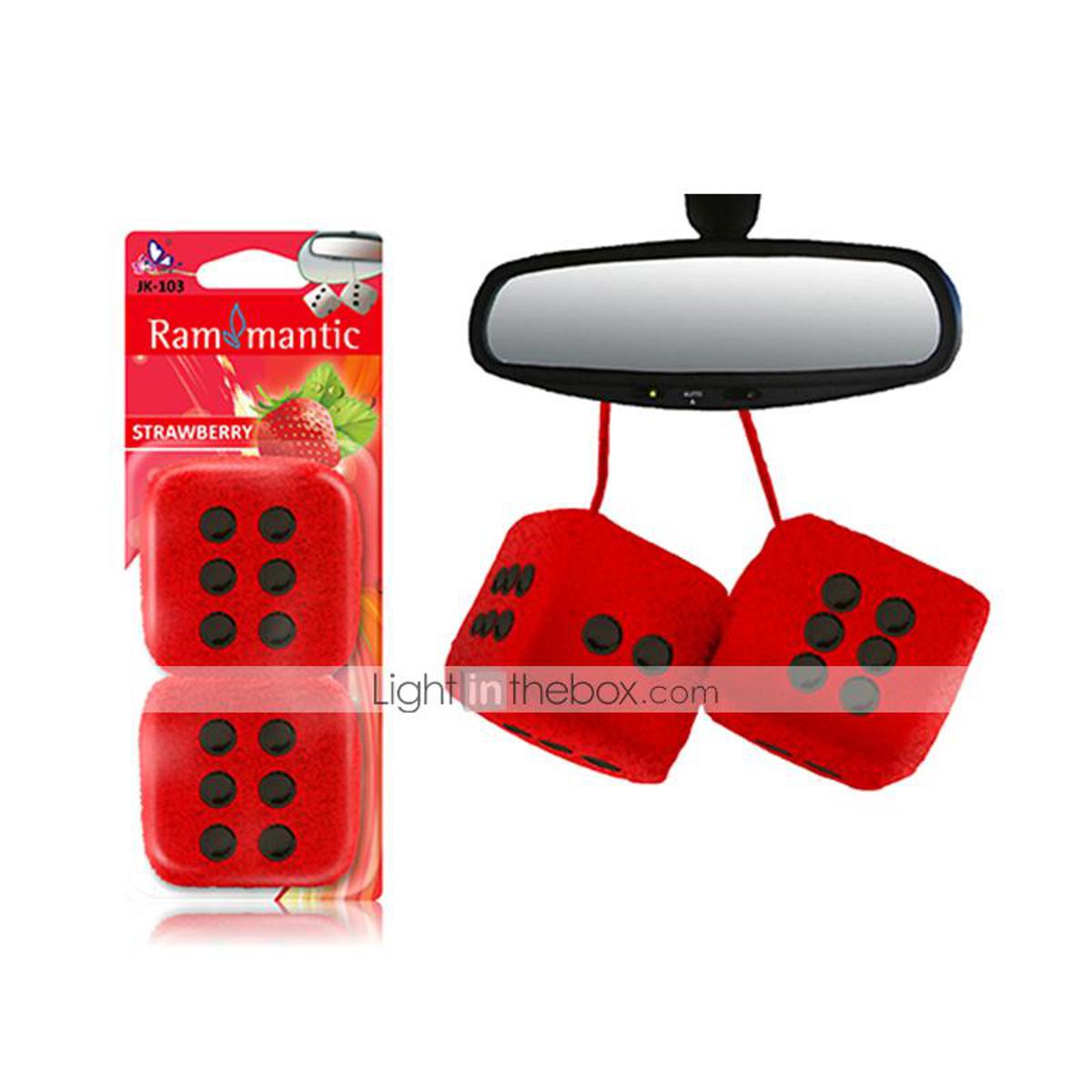 Picture of Rammantic Car Air Purifiers Common / Decoration Car perfume Polyester / Oil Remove unusual odor / Aromatic function color red