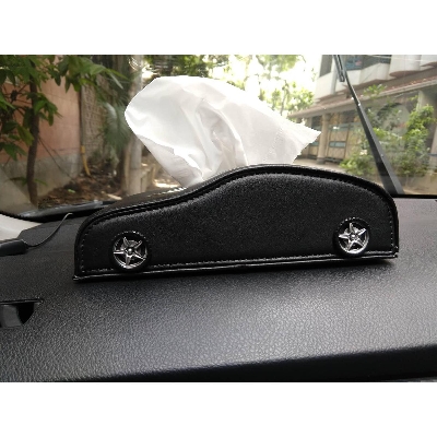 Picture of CAR STYLING LEATHER TISSUE BOX ( Color Black )