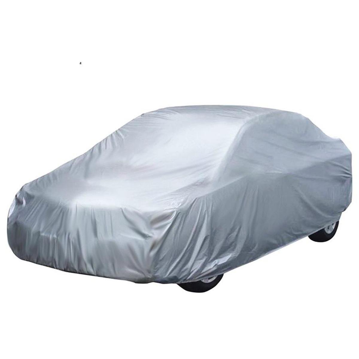 Picture of universal car waterproof silver body cover