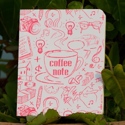 Picture of Coffee Note Series Red Line Notebook (SN20218147)