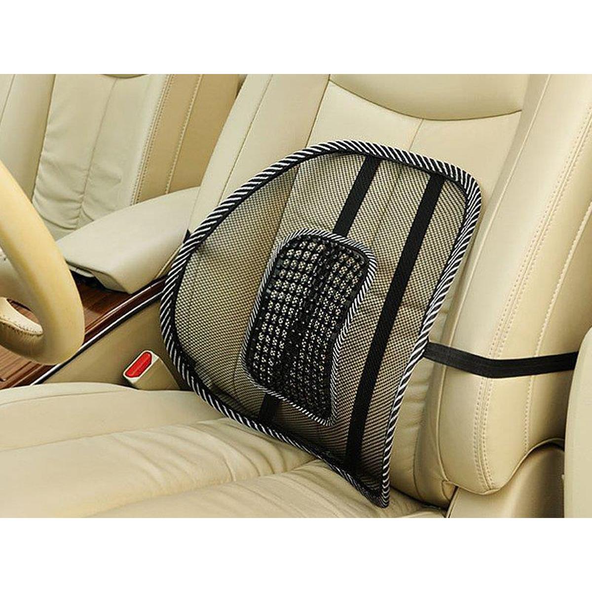 Picture of Car Seat Chair Massage Back Lumbar Support Mesh Ventilate Backrest
