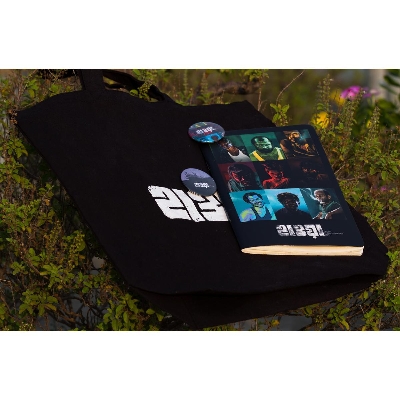 Picture of Sevendays Hawa Canvas Tote Bag, 2-Badge & Notebook