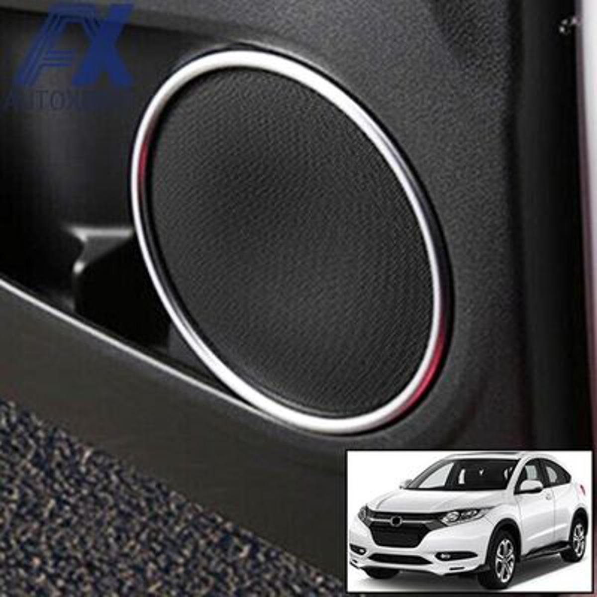 Picture of Accessories Fit For Honda Vezel HR-V 2014-2018 Chrome Door Stereo Speaker Collar