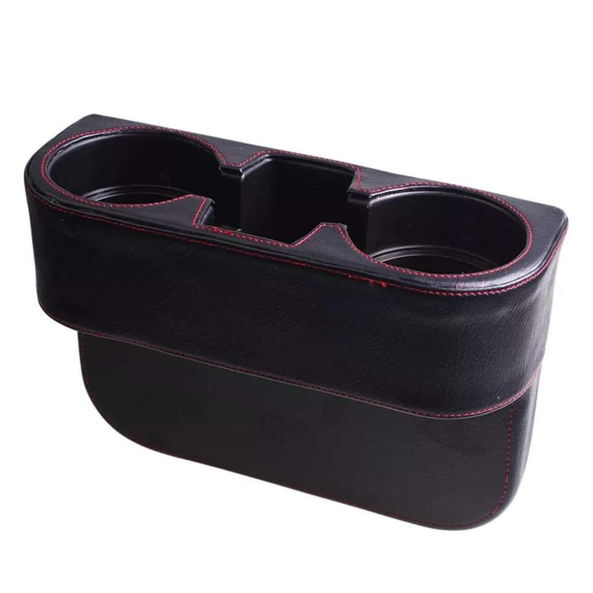 Picture of Car Seat Gap Inserted 2-cup Holder Drink Bottle Storage