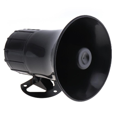 Picture of 12V 50W 3 Sound Tone Auto Car Warning Alarm Siren Horn Motorcycle Fireman Loudspeaker Loud Speaker Support MIC