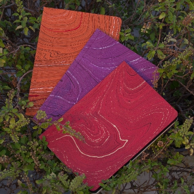 Picture of Texture Notebook (Jute Handmade Board Cover) 3-Pack