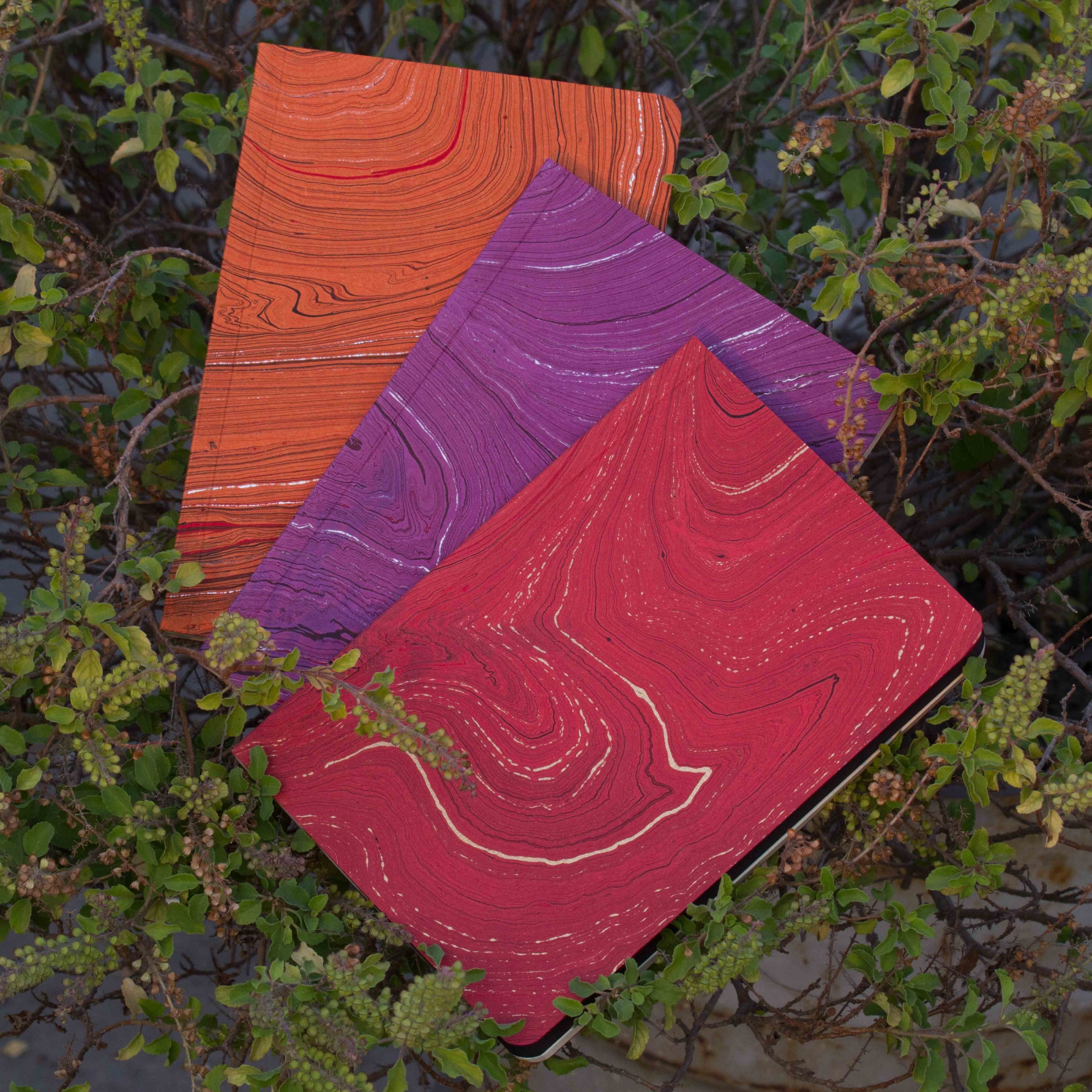 Picture of Texture Notebook (Jute Handmade Board Cover) 3-Pack