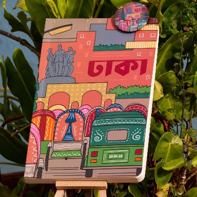 Picture of Work Size Dhaka Notebook with Badge (SN202008122)