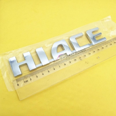 Picture of HIACE ABS Plastic Chrome Auto Car Rear Trunk Number / Letter Logo
