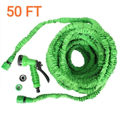 Picture of magic Hose Pipe Watering Spray Gun Set Car Watering Hose with Spray Gun Watering Kit 100 FT/50FT
