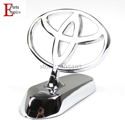 Picture of Car Styling Metal Chromed Emblem Badge Sticker Front Logo For TOYOTA Camry PRIUS REIZ COROLLA EZ PRODO VENZA HIGHLANDER RAV4