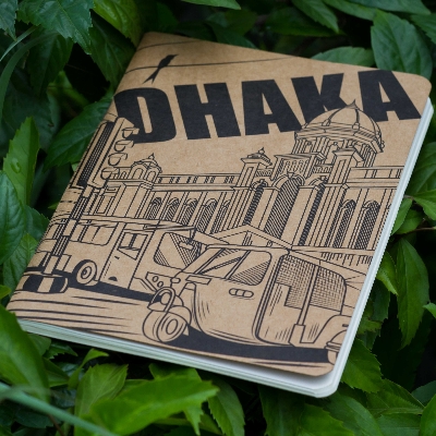 Picture of Dhaka (Line) Kraft Cover Notebook (SN202309382)