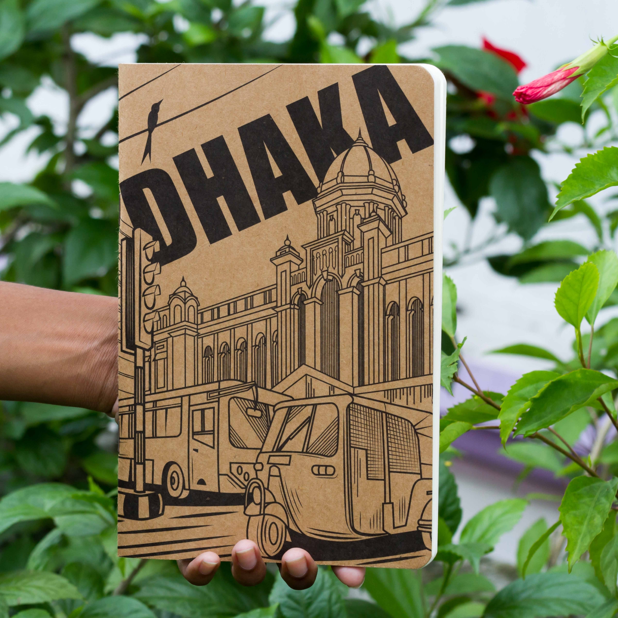 Picture of Dhaka (Line) Kraft & White Cover Notebook (SN202309382) 2-Pack