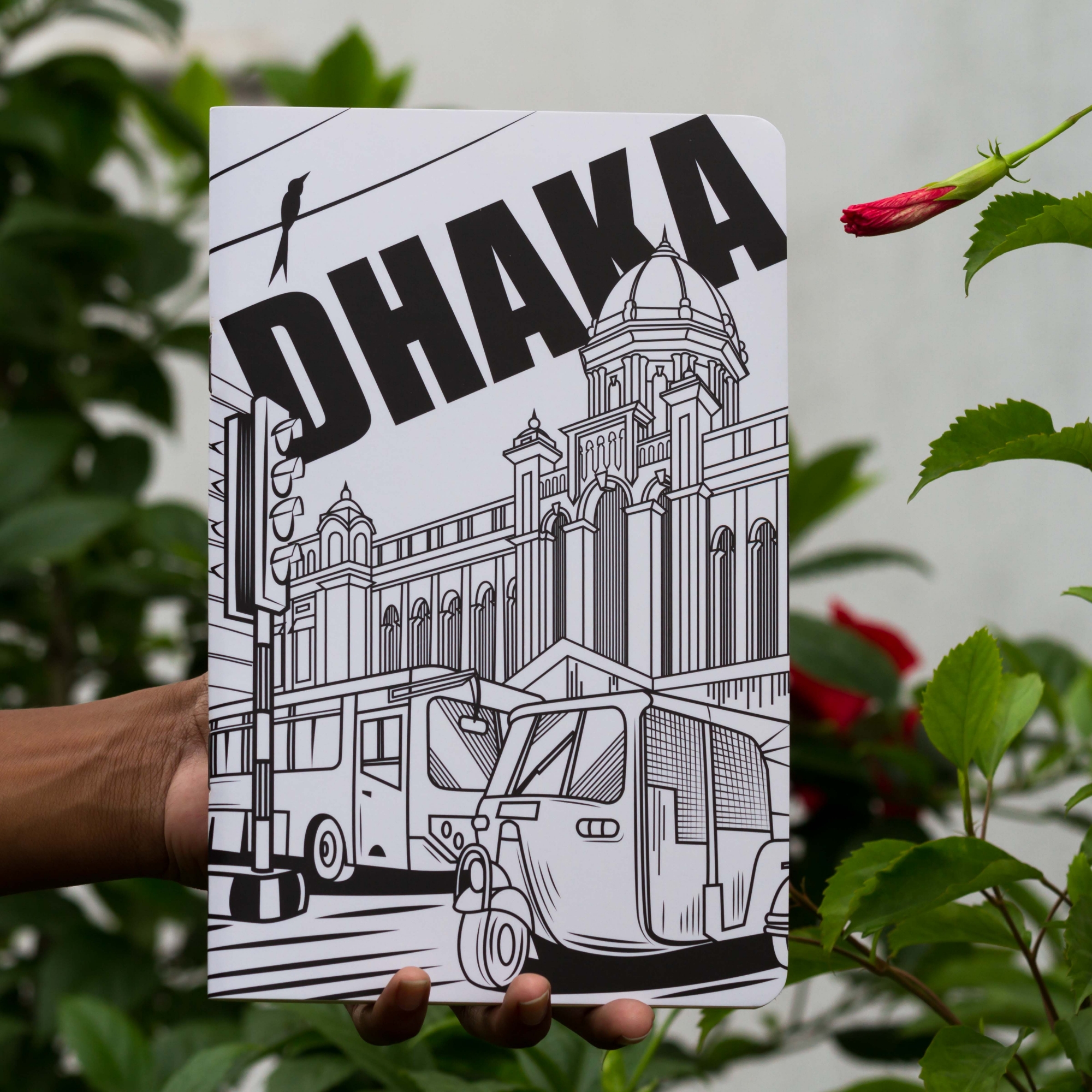 Picture of Dhaka (Line) Kraft & White Cover Notebook (SN202309382) 2-Pack