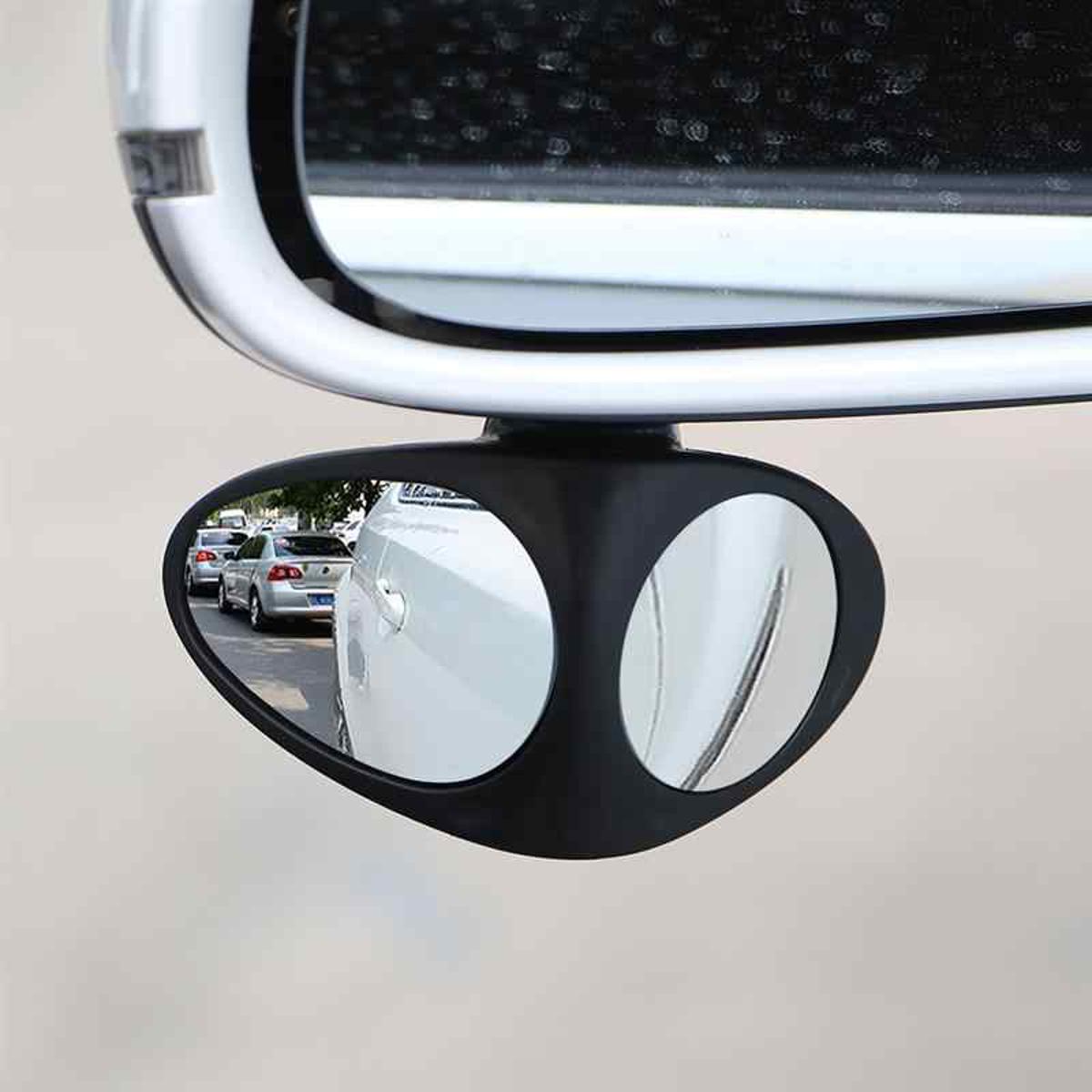 Picture of 1 Piece Car Blind Spot Mirror 360 Degree Convex Rotatable 2 Side Automibile Exterior Rear View Parking Mirror Safety Accessories