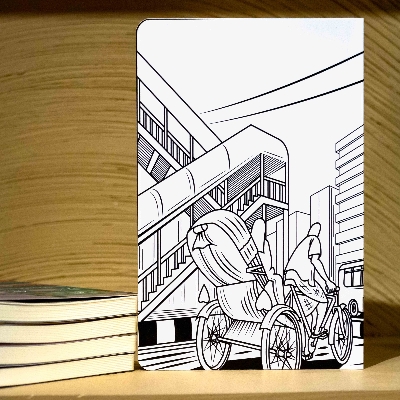 Picture of Work Size Dhaka (Line) White Cover Notebook (SN202309382)