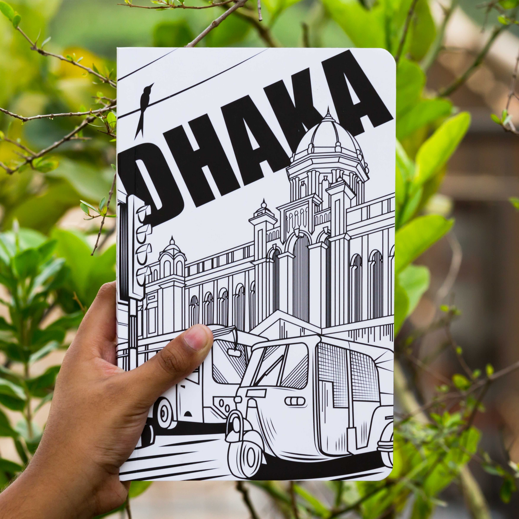 Picture of Work Size Dhaka (Line) White Cover Notebook (SN202309382)